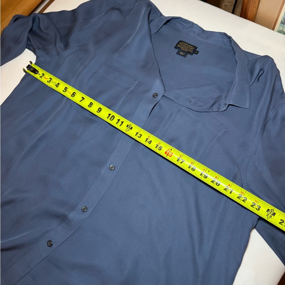 Pendleton light Blue Button-Up Shirt - image 5
